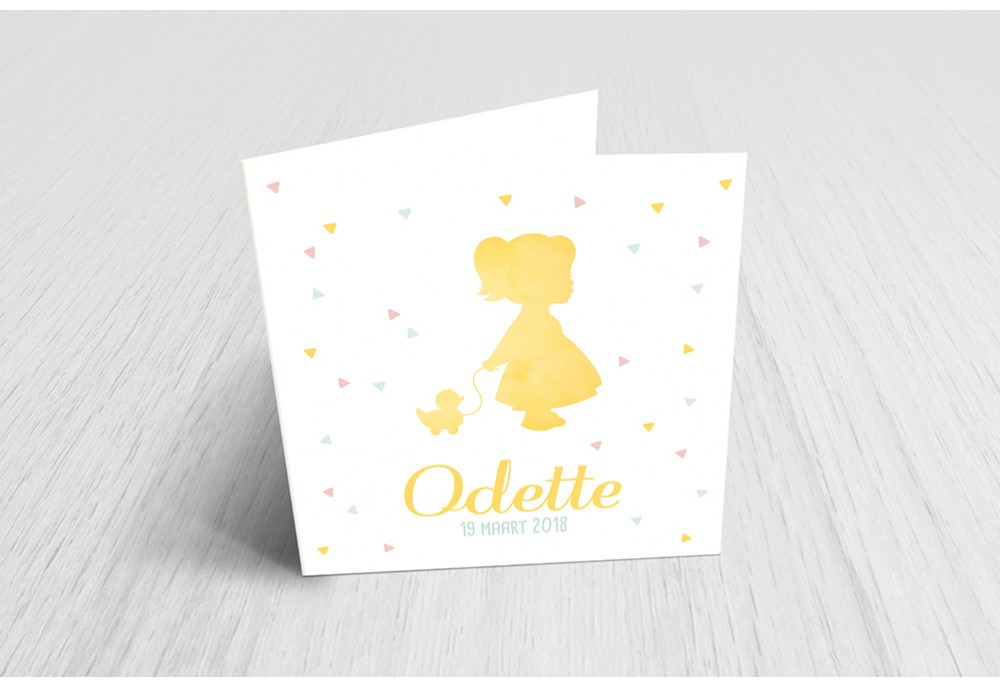 Meisje met eendje